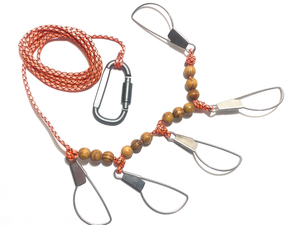 Lazy river road outfitters 550 paracord stringer (orange)