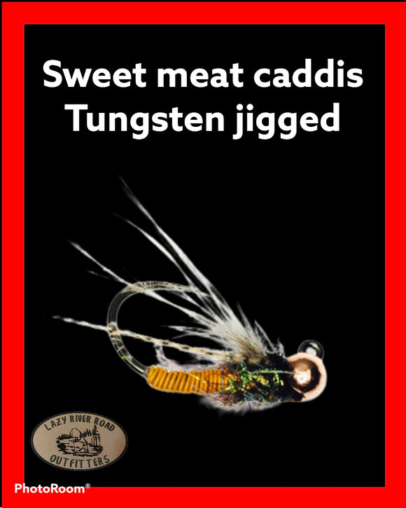 BH TUNGSTEN JIGGED sweet meat caddis