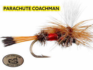 Dry fly parachute coachman 1 dozen