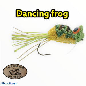 Bass dancing frog