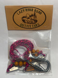 Lazy river road outfitters 550 paracord stringer (pink)