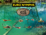 32 TUNGTEN JIGGED EURO NYMPHS