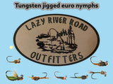 32 TUNGTEN JIGGED EURO NYMPHS