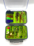 Lazy river road outfitters double sided fly box and chest pack loaded with premium flies